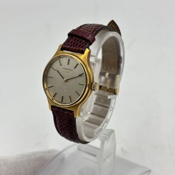 LONGINES 18K BACK 5601 ゴールド 手巻き レディース 腕時計 ロンジン ヴィンテージ 非純正ベルト 稼動品 