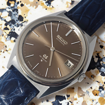 グランドセイコGrand seiko希少ブラウン文字盤GS56 HI-BEAT腕時計（新品仕上げ&OH済み）