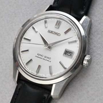 【稼動品】 ４４キングセイコー カレンダー 25石 手巻 盾メダル KING SEIKO Carendar KSSK 4402-8000
