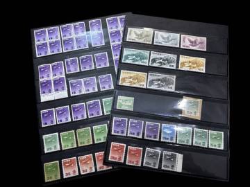 Y141◆航空切手/未使用/バラ◆きじ・立山・大仏・五重塔/各種◆まとめ売り