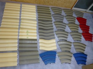 ミニ四駆 サーキット コース ジャパンカップJrサーキットJCJC 3レーン 色々 スロープセクション バンクアプローチ まとめ売り!