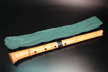 【江】高級和楽器 松下深水 尺八 銀三線 全長約55.5㎝ 角印在銘 古美術品(縦笛木管楽器民謡箏曲長唄伝統音楽)X2394 CTDBkdor