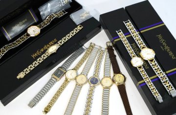 ジャンク時計☆各種ブランド 腕時計 Y.S.Lイヴサンローラン,ダンヒル 計10点 ※動作未確認◆おたからや【H-JW05564】