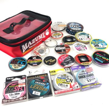 1円～ リーダー ライン等 まとめて セット サンライン デュエル等 中古品 | SUNLINE DUEL SEAGUAR 釣具 釣り糸 リーダー 海釣り【C197】