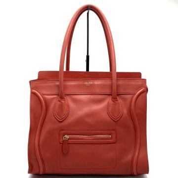1円 良品 CELINE セリーヌ ラゲージ ファントム レザー トート バッグ fY12244A