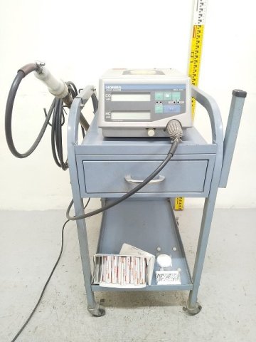 HORIBA ホリバ CO-HCアナライザ 排気ガステスター 排ガステスター MEXA-324G キャビネット付き 自動車整備 動作良好 BT4459