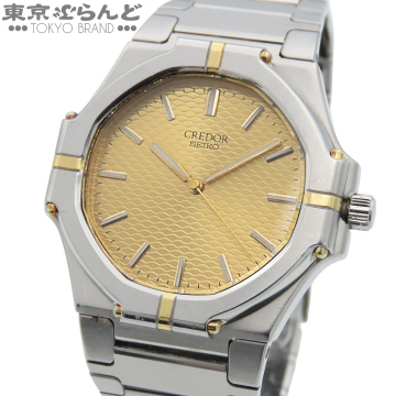 101851406 1円 セイコー SEIKO クレドール GKZT014 9461-5010 ゴールド SS ツインクオーツ ジェラルドジェンタ 腕時計 メンズ 電池式