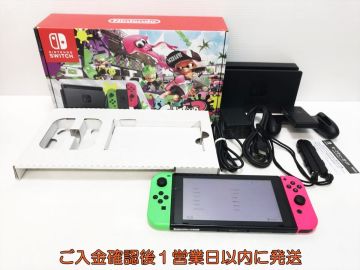 【1円】任天堂 Nintendo Switch 本体 スプラトゥーン2 セット 初期化/動作確認済 ニンテンドースイッチ ソフトなし N05-096yk/G4