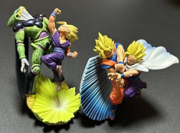 ドラゴンボールカプセル　【セル編】　吹き荒れる真の力　親子かめはめ波　ドラカプ　悟空　悟飯