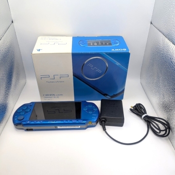 【動作品】 SONY プレイステーションポータブル PSP-3000 バイブラント ブルー【1円〜】