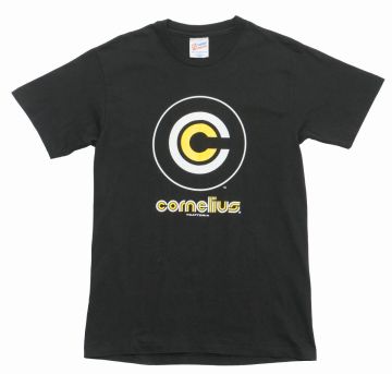 TK0314▽USA製 90Sヴィンテージ ヘインズ製 Cornelius コーネリアス TRATTORIA 小山田圭吾 メンズM 初期Tシャツ シングルステッチ
