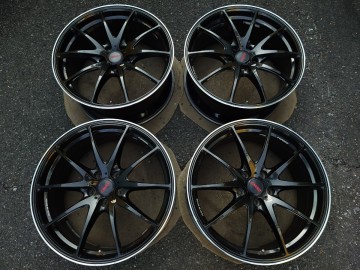 インプレッサ 鍛造 RAYS ボルクレーシング G25 CB 19インチ 8.5J+45 PCD114.3 5穴 4本