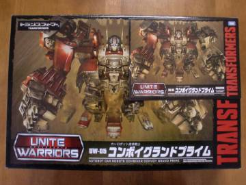 1円スタート 中古 トランスフォーマー ユナイトウォリアーズ コンボイグランドプライム プロールの腕の一部に塗装あり 120サイズ