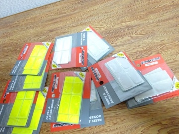 ▲新品　BS　蛍光ステッカー多数　画像のもの全てまとめ売り　パッケージ汚れあり　ビンテージ▲980　　