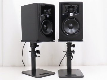 ■□JBL 305P MKII パワードモニタースピーカーペア CLASSIC PRO製スタンド付□■032134004-2□■