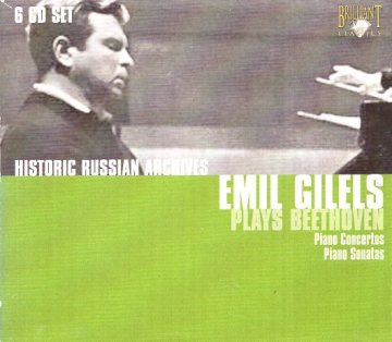 ギレリス：ベートーヴェン／ピアノ協奏曲＆ピアノソナタ　【6CD】