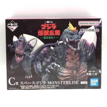 玩L78 フィギュア 一番くじ C賞 スペースゴジラ MONSTERLISE ゴジラ 怪獣乱舞 荒ぶるモノ【未開封】
