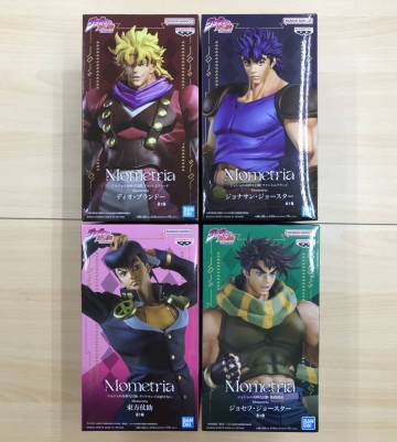 084 B-520/【テープ2度貼り品あり】ジョジョの奇妙な冒険 Mometria フィギュア 4種セット ディオ ジョナサン ジョセフ 東方仗助