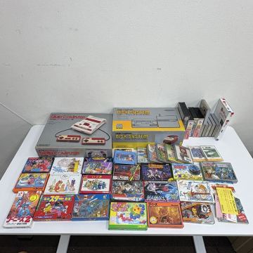 [0212-13] Nintendo HVC-001 ファミリーコンピュータ 他 ゲーム機本体 ソフト 等 まとめて ジャンク品 同梱不可