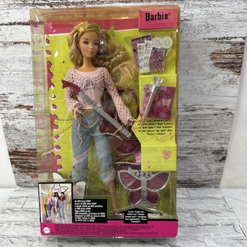 DA231 未開封　現状品　MATTEL社　BARBIE 2006 ギター　ベース　バービー人形　着せ替え人形　人形　ドール　 Fashion