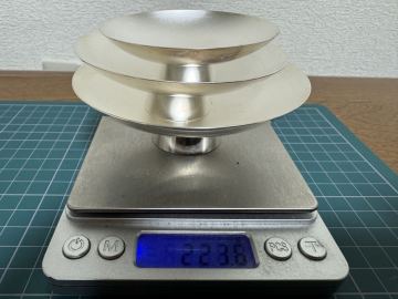 純銀 銀盃 刻印あり 純銀製 総重量 223.6g