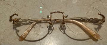 フェンディ メガネ K18 Fロゴ 総重量33.6g 750