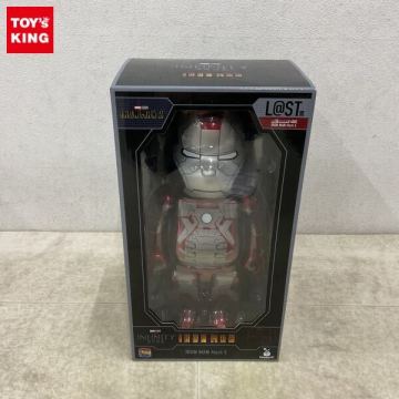1円〜 未開封 Happyくじ MARVEL Infinity SAGA IRON MAN L@ST賞 BE@RBRICK ベアブリック 400% アイアンマン マーク5