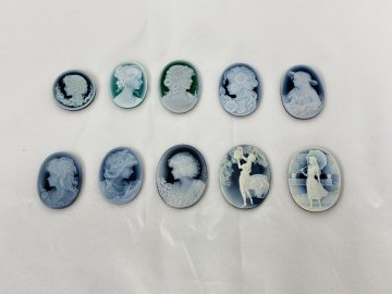 ストーン カメオ 10点セット 中古 1円スタート 送料無料