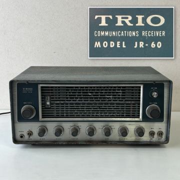 TRIO JR-60 真空管式 通信型受信機 ジャンク品 当時物