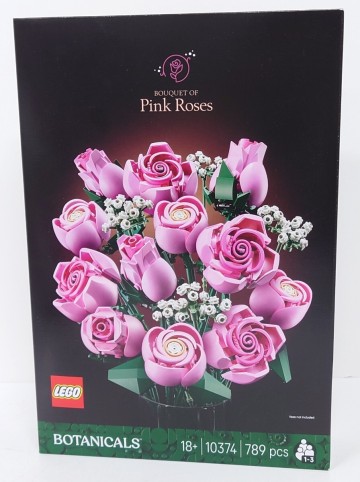 【SR740-6】 未使用 未開封 LEGO BOTANICALS BOUQUET OF Pink Roses 10374 789pcs レゴ ブロック ピンク バラ 薔薇 ブーケ フラワー 花