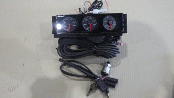 ミラ・ジーノ　L650S　デフィ　Defi　DINゲージ　センサー/ハーネスセット　油温　水温　油圧計メーターセット　　油温センサー曲がりアリ