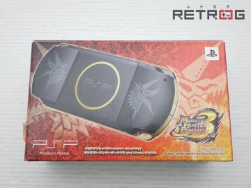 【箱付き】【ジャンク】PSP本体 モンスターハンターポータブル3rd ハンターズモデル（PSP-3000） PSP