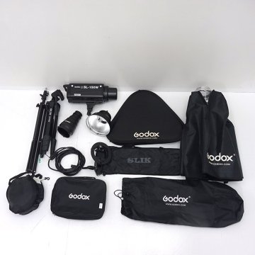 ★中古★GODOX ビデオライト SL-150W LED撮影ライト 撮影用定常光機材 撮影機材セット★【HD406】