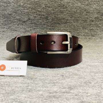 牛革 イタリアンレザー ベルト フリーサイズ　カジュアル　メンズ ベルト ビジネス 紳士 スーツ 新品 1円 本革 茶色　送料無料