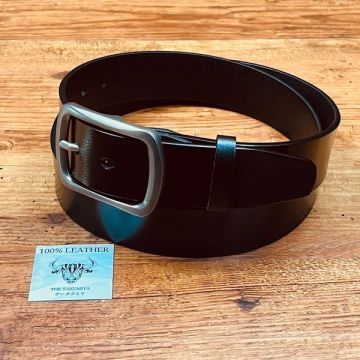 黒 牛革 調整可 イタリアンレザー ベルト フリーサイズ　カジュアル　メンズ ベルト ビジネス 紳士 スーツ 新品 本革 黒 1円