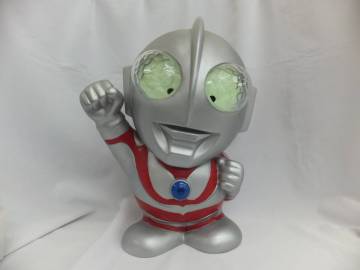 RUN'A ラナ ウルトラマン SOUND BIG MONEY BANK 貯金箱 サウンド ビッグ マネー バンク 約35cm フィギュア ソフビ 動作未確認