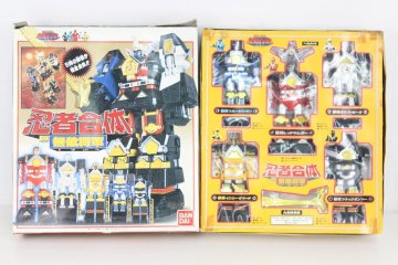 【ト福】BANDAI バンダイ 忍者戦隊カクレンジャー 忍者合体 DX 無敵将軍 当時物 欠品あり レトロ玩具 平成レトロ LCZ01LLS51