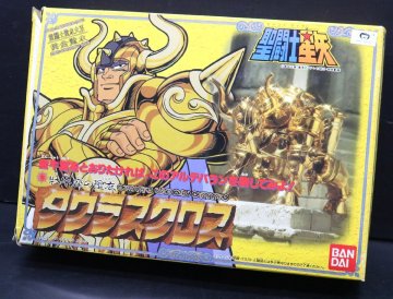 【ト足】聖闘士星矢 聖闘士聖衣大系 黄金聖衣 牡牛座の聖衣 タウラスクロス 当時物 バンダイ BANDAI フィギュア レトロ CD556CMM73
