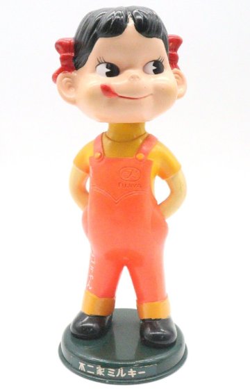 【ト足】不二家 FUJIYA ペコちゃん 首振り人形 インテリア 置物 コレクション CA623CSS21