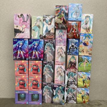 【未開封】 初音ミク プライズ フィギュア まとめ 30個 セット A/ Fashion Country 椿 青薔薇 rurudo カメラ 巡音ルカ ガンダム SPM 大量