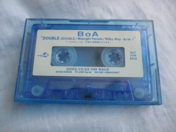 プロモーション カセットテープ 見本盤 BoA ボア DOUBLE/midnight Parede/Milky Way 君の歌