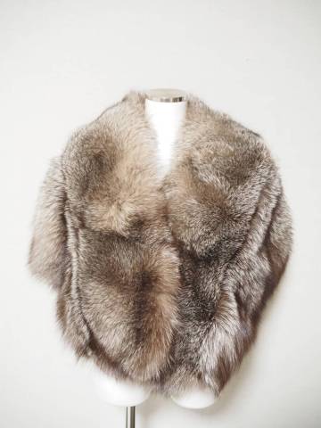 ■ブルーフロストフォックス■大判ショール■39cmｘ118cm■SAGAROYAL■