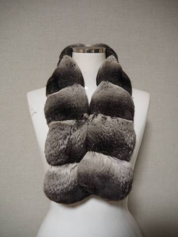 ■チンチラ■ショール■10cmｘ82cm■