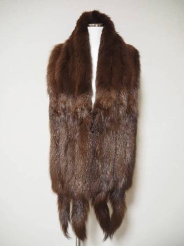 ■セーブル■ショール■17cmｘ188cm■