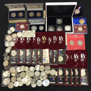 1円 2014 FIFAワールドカップ ブラジル 銀貨 3種 他 シドニーオリンピック 5ドル 黄銅貨幣 等 総重量約3.2kg まとめ