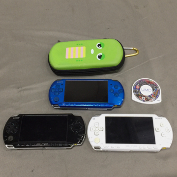 1円 SONY PSP-3000 PSP-1000 PSP プレイステーションポータブル ソニー 3台まとめセット 動作未確認 現状品