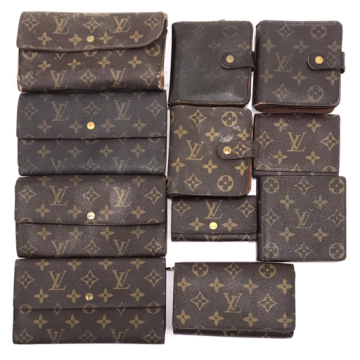 1円 ルイヴィトン M61217 モノグラム ポルトフォイユ インターナショナル 三つ折り財布 他 計11点 LOUIS VUITTON