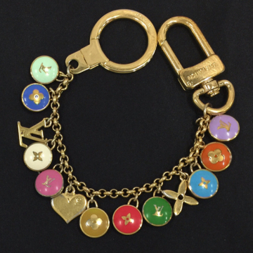 ルイヴィトン M65380 ポルト クレシェンヌバスティーユ バッグチャーム キーホルダー 全長約21cm LOUIS VUITTON