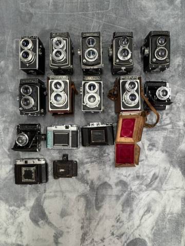 ジャンク まとめて 大量 色々 たくさん 二眼レフ 蛇腹カメラ 等 15点ほど #J260311-1