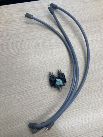 第一電波工業CX210 同軸切替器　※おまけ無線機配線3本まとめて　
